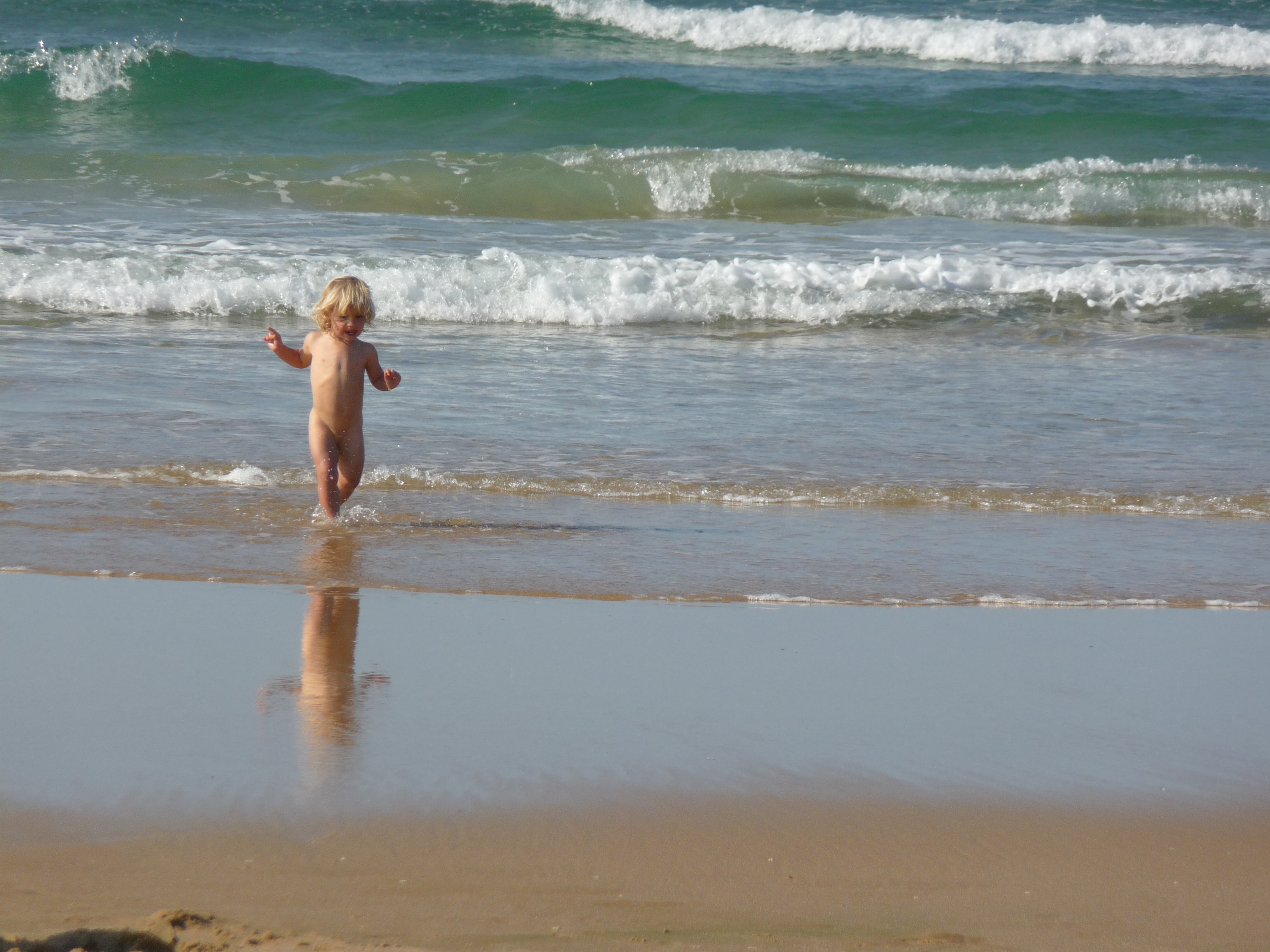 child at the seaside